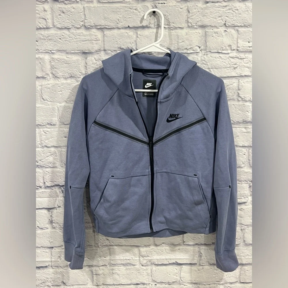 Nike Women’s Full-Zip Hoodie XS – Lavender Gray / Blue - Picture 2 of 6